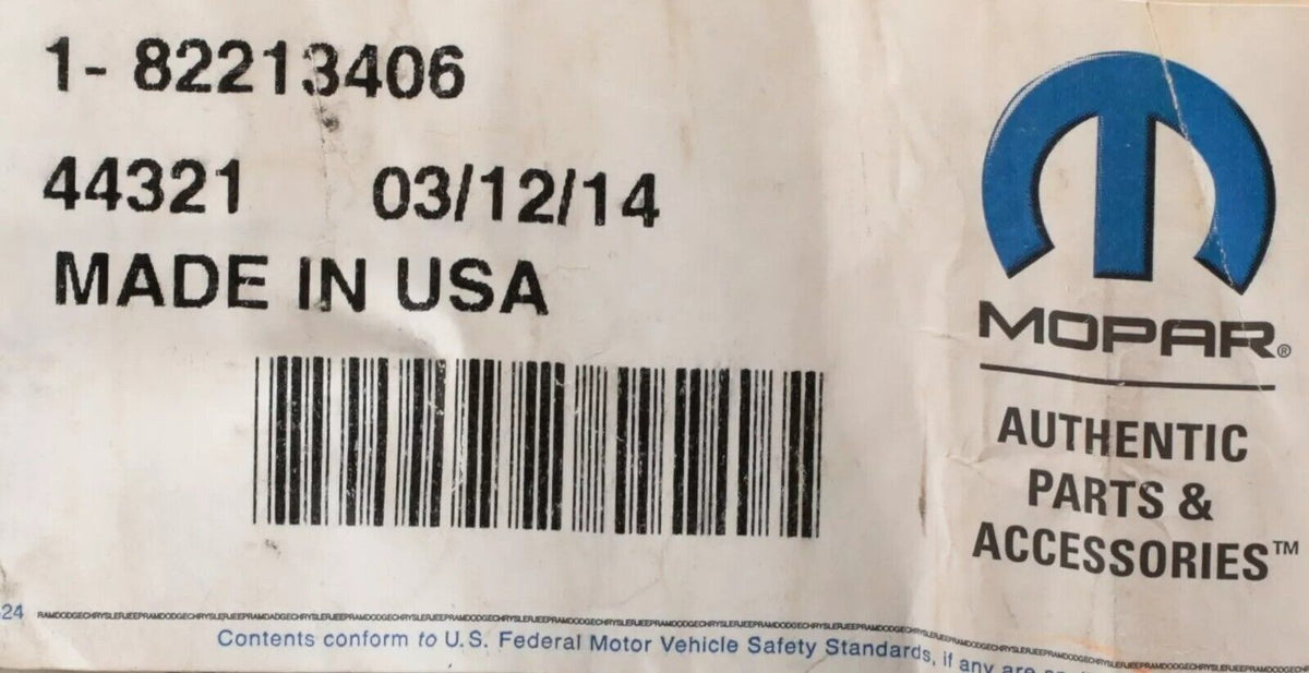 MOPAR 2013-2018 RAM 1500 QUAD CAB REAR ALL WEATHER SLUSH FLOOR MAT 822 ...